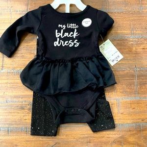 Long sleeve little black dress